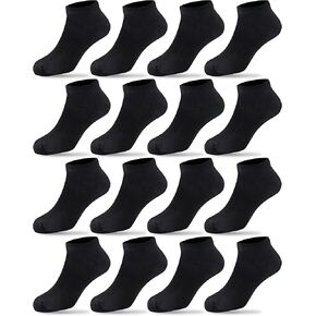 Duufin 16 Pairs Kids Socks Ankle Socks for Kids Boys Girls 4-15 Years Old in Saudi Arabia