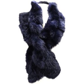 surell Long Ruffle Rabbit Pull-Through Scarf - Womens Neck Trim Scarf in Saudi Arabia