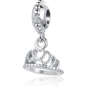 TGLS Princess Queen Crown Charm Compatible With Pandora Bracelets Jewelry Birthday Gifts for Mother Girlfriend Daughter Her Women in Kuwait