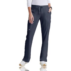 BARCO Grey's Anatomy Scrubs - Mia Scrub Pant for Women, Elastic Back Waist, Mid-Rise Shaped Leg Women's Scrub Pant