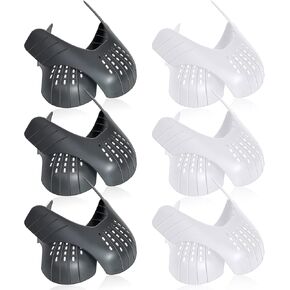 HiANNE Shoe Crease Protectors, 4 Pairs Anti Crease Guard Sneaker Shoe Inserts, 3 Sizes for Men 8.5-14/ Women 5.5-9/ Kids 3-6