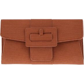 Synthetic Leather Belted Envelope Clutch in Saudi Arabia