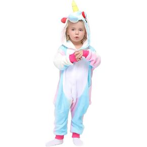 Easuit Rainbow Unicorn Onesie Pajamas Animal Costume Halloween Cosplay for Kids in Saudi Arabia