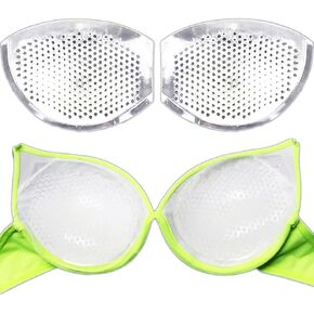 حشوات حمالة صدر من السيليكون جيدة التهوية لملابس السباحة والبيكيني ووسادات حمالة الصدر لرفع الصدر للنساء in Kuwait