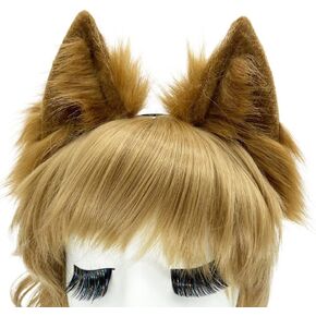 Agymo Handmade Cat Ears Cosplays,Animal headbands, Fox Wolf Animal ears, Costume Headwear Halloween costume in Saudi Arabia