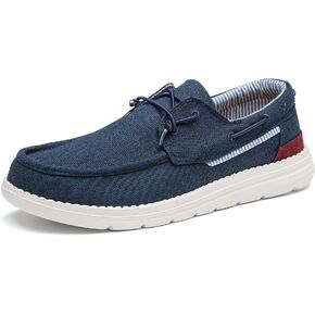 Bruno Marc Men’s Slip-on Canvas Loafers Casual Boat Shoes
