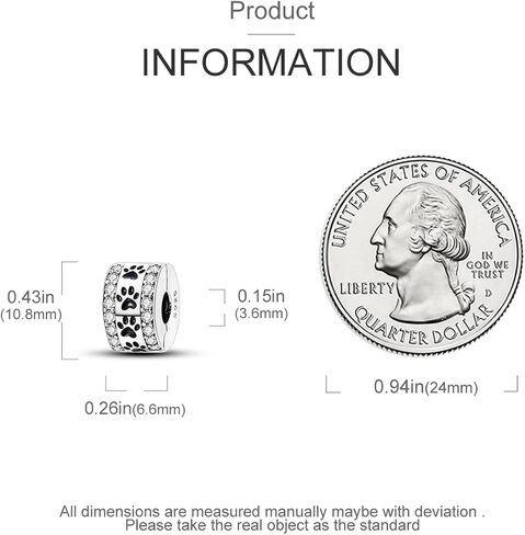 Parmuz Clip Spacer Charm for Bracelet 925 Sterling Silver Pave Cubic Zirconia Clip Lock Spacer Stopper Charm Bead Star Moon Evil Eye charms Jewelry Gift for Woman in Saudi Arabia