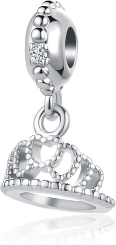 TGLS Princess Queen Crown Charm Compatible With Pandora Bracelets Jewelry Birthday Gifts for Mother Girlfriend Daughter Her Women in Saudi Arabia