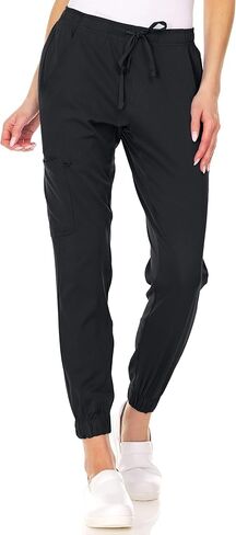 MediChic Mini Marilyn Scrub Joggers 4-Way Stretch Elastic Waistband Four Pocket Jogger Pants in Saudi Arabia