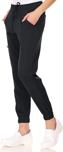 MediChic Mini Marilyn Scrub Joggers 4-Way Stretch Elastic Waistband Four Pocket Jogger Pants in Saudi Arabia