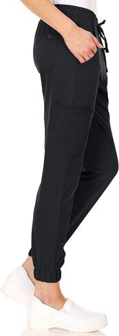 MediChic Mini Marilyn Scrub Joggers 4-Way Stretch Elastic Waistband Four Pocket Jogger Pants in Saudi Arabia