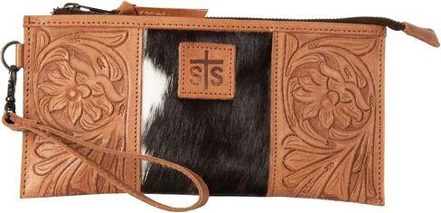 حقيبة يد STS Ranchwear من الجلد المزخرف Yipee Kiyay STS38390 in Saudi Arabia