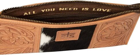 حقيبة يد STS Ranchwear من الجلد المزخرف Yipee Kiyay STS38390 in Saudi Arabia