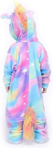 Easuit Rainbow Unicorn Onesie Pajamas Animal زي الهالوين التنكري للأطفال in Kuwait