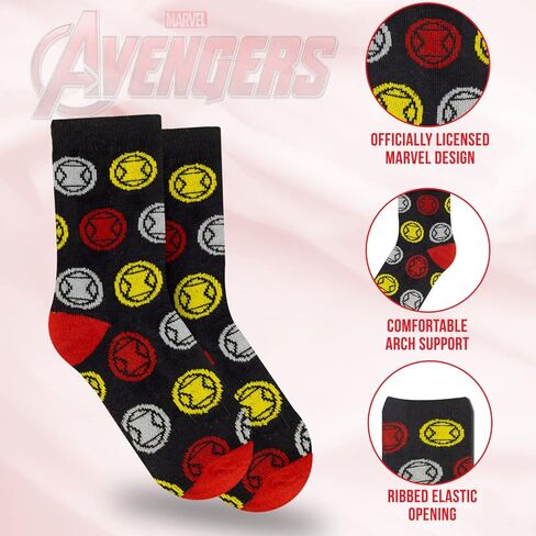 Marvel Legends Superhero Boys Socks, Toddler Socks & Kids Socks, Quality Made Little Boys Socks & Toddler Boys Avenger Socks in Kuwait