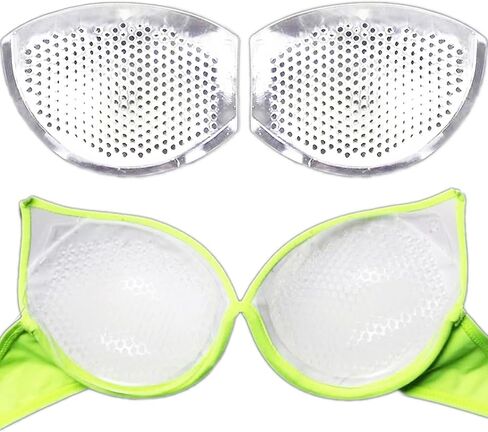 حشوات حمالة صدر من السيليكون جيدة التهوية لملابس السباحة والبيكيني ووسادات حمالة الصدر لرفع الصدر للنساء in Kuwait