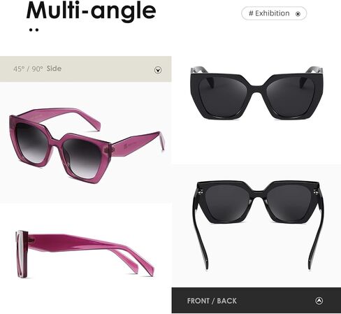 kimorn Sunglasses Womens and Men Trendy Retro Trendy Sun Glasses K1354 in Saudi Arabia