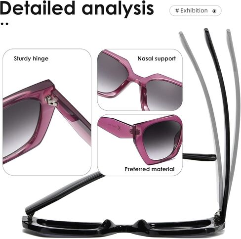 kimorn Sunglasses Womens and Men Trendy Retro Trendy Sun Glasses K1354 in Saudi Arabia