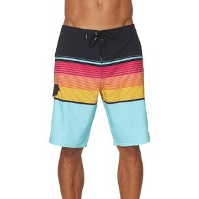 O'NEILL Men's 21 Inch 4-Way Stripe Boardshorts - Quick Dry Swim Trunks for Men with Fabric and Pockets in Saudi Arabia