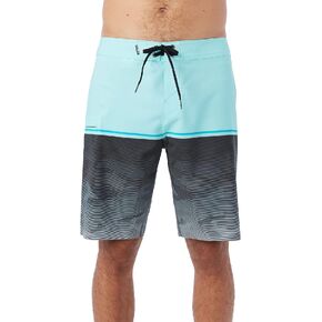 O'NEILL Men's 20 Split Print Boardshorts - Water Resistant Swim Trunks for Men with Quick Dry Stretch Fabric and Pockets