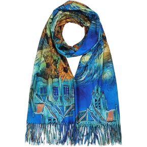 أوشحة RIIQIICHY للنساء أوشحة الخريف والشتاء وشالات الباشمينا وأغطية لفساتين السهرة in Kuwait