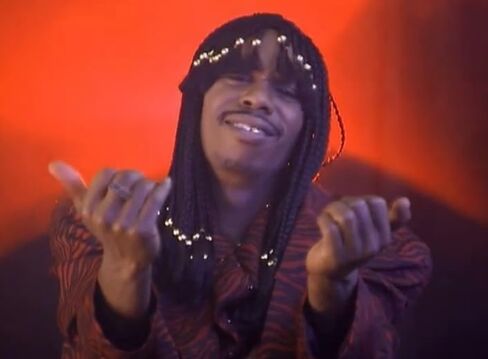 FVLFIL Rick James Funkmaster اللون أسود - شعر مستعار إنيجما للرجال مجدول للغاية ومطرز بالخرز من Dreds، حزمة من ضفائر الفانك، دليل العناية بالشعر المستعار، مقاس واحد in Kuwait