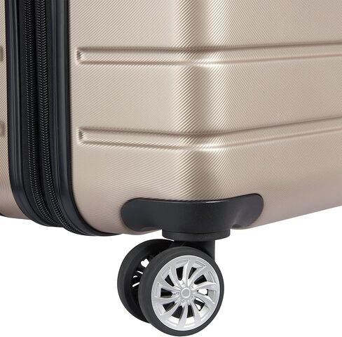 DELSEY Paris Jessica Hardside Expandable Luggage with Spinner Wheels (Black, 2-Piece Set (21/25)) in Kuwait