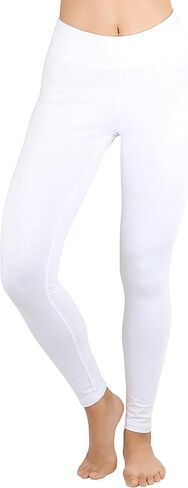 ToBeInStyle Women's Single Medium Weight Breathable Cotton-Spandex Leggings in Saudi Arabia