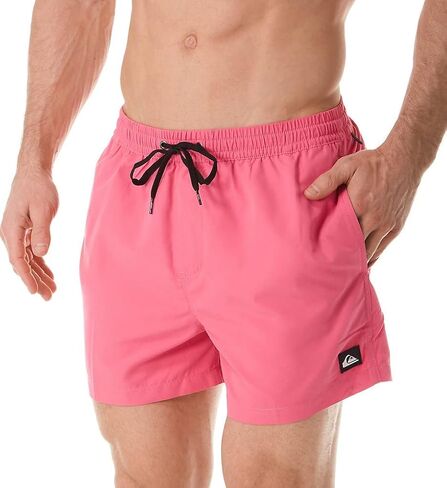 Quiksilver Men's Everyday Volley 15 Inch Elastic Waist Boardshort Swim Trunk in Kuwait