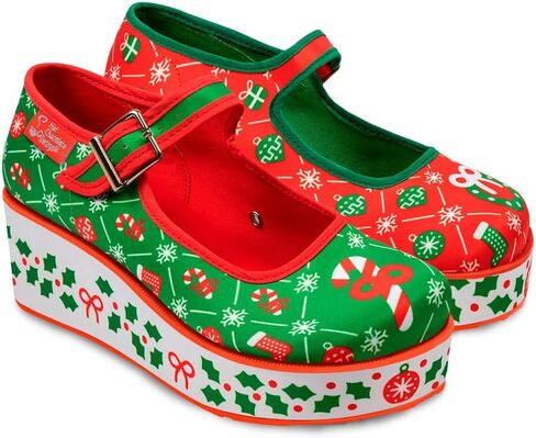Hot Chocolate Design Whimsical Women's Platform Mary Jane Shoes in Saudi Arabia