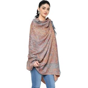 شالات منسوجة مصنوعة يدويًا من مزيج صوف الباشمينا الهندي من Weavers Villa، وشاح، أغطية [حجم كبير: 40 بوصة × 80 بوصة] in Kuwait