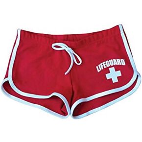 LIFEGUARD Girls Kids Officially Licensed Hi-Cut Short Red and White Soft Cotton Material in Kuwait