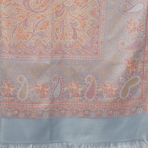 شالات منسوجة مصنوعة يدويًا من مزيج صوف الباشمينا الهندي من Weavers Villa، وشاح، أغطية [حجم كبير: 40 بوصة × 80 بوصة] in Kuwait