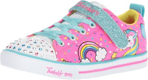 Skechers Unisex-Child Twinkle Toes Sparkle Lite-Unicorn Craze Sneaker in Kuwait