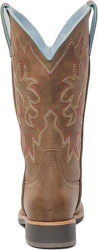 Ladies Western Square Toe Cowboy Boots For Women Fashion Embroidered Cowgirl Shoes in Kuwait