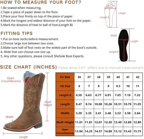 Ladies Western Square Toe Cowboy Boots For Women Fashion Embroidered Cowgirl Shoes in Kuwait