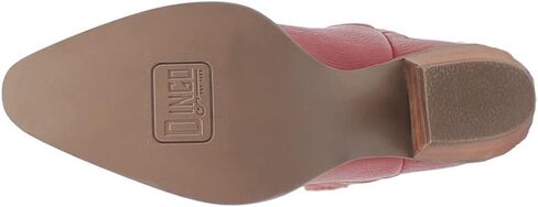 Dingo Womens High Cotton Embroidery Snip Toe Casual Boots Knee High Mid Heel 2-3" in Saudi Arabia