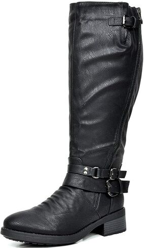 DREAM PAIRS Women's Knee High Riding Boots Wide Calf in Saudi Arabia