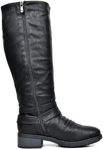 DREAM PAIRS Women's Knee High Riding Boots Wide Calf in Saudi Arabia