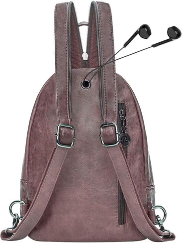 Small Backpack Purse for Women Fashion PU Leather Backpack Convertible Ladies Sling Bag in Kuwait