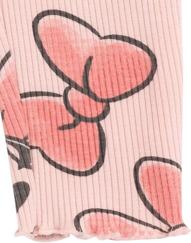 Disney Girls' Ribbed Long Sleeve Tee and Pants Set for Baby & Kids in Saudi Arabia