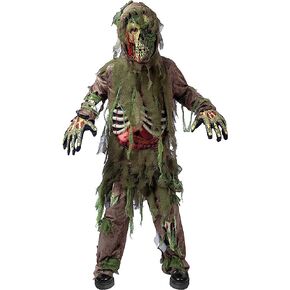 زي Spooktacular Creations Swamp Deluxe Skeleton Living Dead Zombie التنكري للأطفال في الهالوين للعب الأدوار in Saudi Arabia