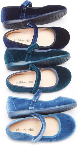 Childrenchic Mary Jane Flats with Hook and Loop Straps – Girls' Shoes for School, Weddings and Casual Wear in Kuwait