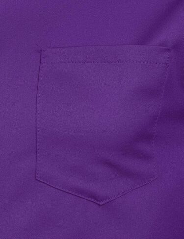 ZEROYAA Men's Banded Collar Slim Fit Long Sleeve Casual Button Down Dress Shirts with Pocket in Saudi Arabia