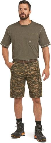 ARIAT Men's Rebar Durastretch Made Tough Cargo Short in Saudi Arabia