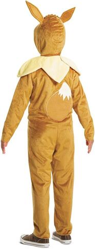 Eevee Pokemon Kids Costume, Official Pokemon Hooded Jumpsuit with Ears in Saudi Arabia