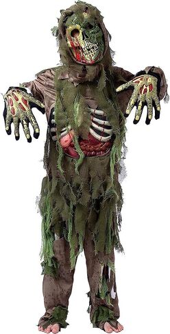 زي Spooktacular Creations Swamp Deluxe Skeleton Living Dead Zombie التنكري للأطفال في الهالوين للعب الأدوار in Saudi Arabia