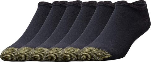 GOLDTOE Men's 656F Cotton No Show Athletic Socks, Multipairs in Kuwait