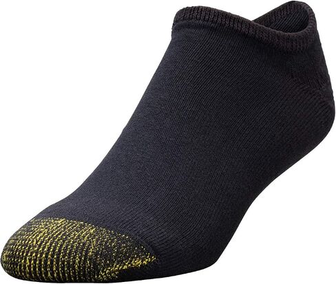 GOLDTOE Men's 656F Cotton No Show Athletic Socks, Multipairs in Kuwait