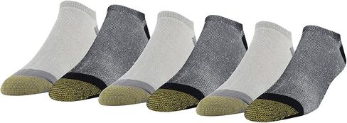 GOLDTOE Men's 656F Cotton No Show Athletic Socks, Multipairs in Kuwait